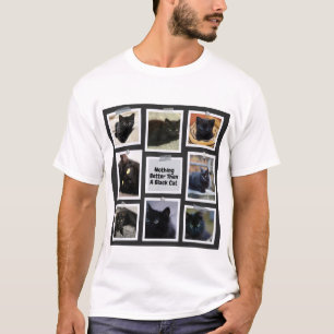 Niets beter dan een zwarte kat t-shirt
