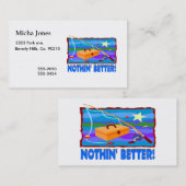 Niets beter dan Gevist Visitekaartje (Voorkant / Achterkant)