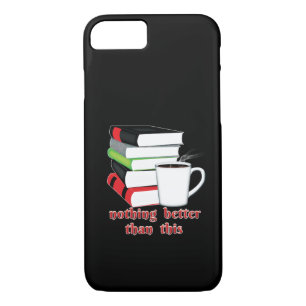 Niets beters dan deze boekenkoffie 	iPhone 8/7 hoesje