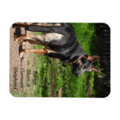 Niets beters dan een Duitse Shepherd Dog Magneet (Horizontaal)