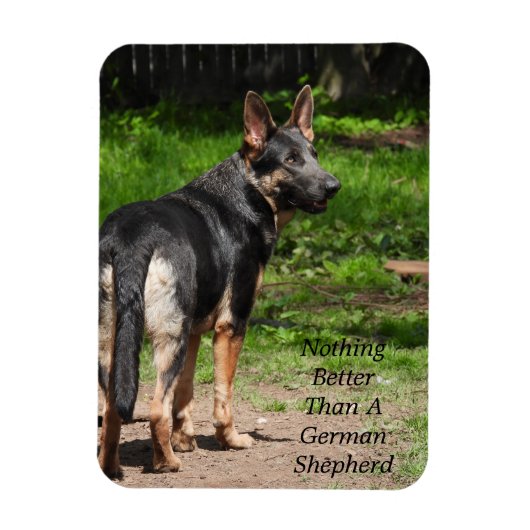 Niets beters dan een Duitse Shepherd Dog Magneet (Verticaal)