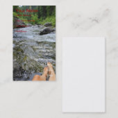 Niets beters dan een koude bergstroom visitekaartje (Voorkant / Achterkant)