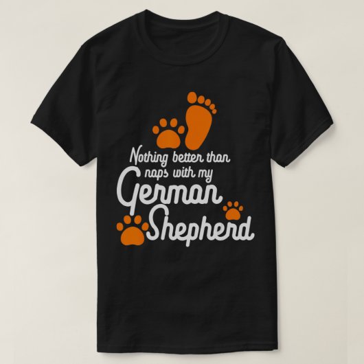 Niets beters dan kaarten met mijn Duitse herder T-shirt (Design voorkant)