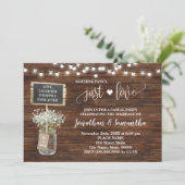 Niets bijzonders, gewoon een liefdesontsnapping we save the date (Staand voorkant)