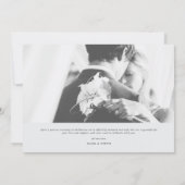 Niets bijzonders, gewoon een liefdesvlucht Elopeme Kaart (Achterkant)