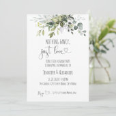 Niets bijzonders, gewoon een liefdevolle huwelijks kaart (Staand voorkant)