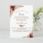 Niets bijzonders, gewoon lief elopement Pampagras  Kaart (Staand voorkant)