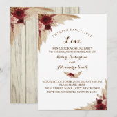 Niets bijzonders, gewoon lief elopement Pampagras  Kaart (Voorkant / Achterkant)