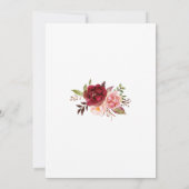 Niets bijzonders, gewoon lief Marsala Elopement Ui Save The Date (Achterkant)