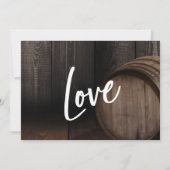 Niets bijzonders gewoon lief typografie houten vat kaart (Achterkant)