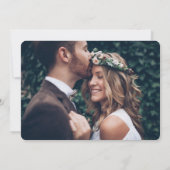 Niets bijzonders gewoon liefde 7 foto's bruiloftsr kaart (Achterkant)