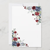 Niets bijzonders Gewoon liefde Blauw Bourgondië Ca Kaart (Achterkant)