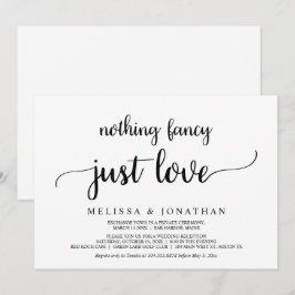 Niets bijzonders, gewoon liefde, eenvoudig minimaa kaart