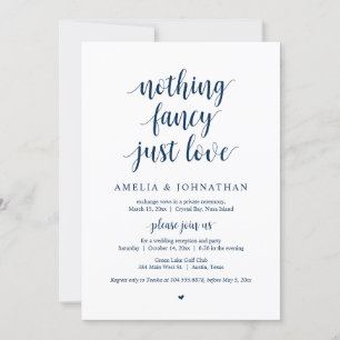 Niets bijzonders, gewoon liefde, Elopement, marine Kaart
