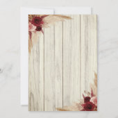 Niets bijzonders, gewoon liefde Elopement Pampas G Kaart (Achterkant)