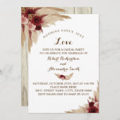 Niets bijzonders, gewoon liefde Elopement Pampas G Kaart (Voorkant / Achterkant)