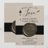 Niets bijzonders, gewoon liefde Elopement Pen & In Kaart (Voorkant / Achterkant)