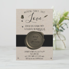 Niets bijzonders, gewoon liefde Elopement Pen & In Kaart