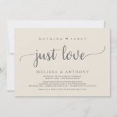 Niets bijzonders, gewoon liefde, elopement, rustie kaart (Voorkant)