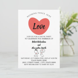 Niets bijzonders, gewoon liefde elopement trouwpaa kaart