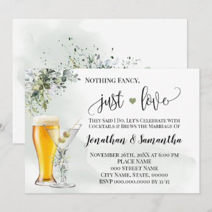 Niets bijzonders, gewoon liefde groene elopement u save the date