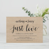 Niets bijzonders, gewoon liefde, hout, weggelopen  kaart (Staand voorkant)