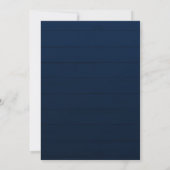 Niets bijzonders, gewoon liefde Huwelijk Navy Blue Kaart (Achterkant)