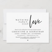 Niets bijzonders, gewoon liefde, huwelijksvlucht d kaart (Voorkant)