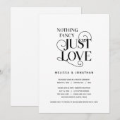 Niets bijzonders, gewoon liefde, Klassieke zwarte, Kaart (Voorkant / Achterkant)