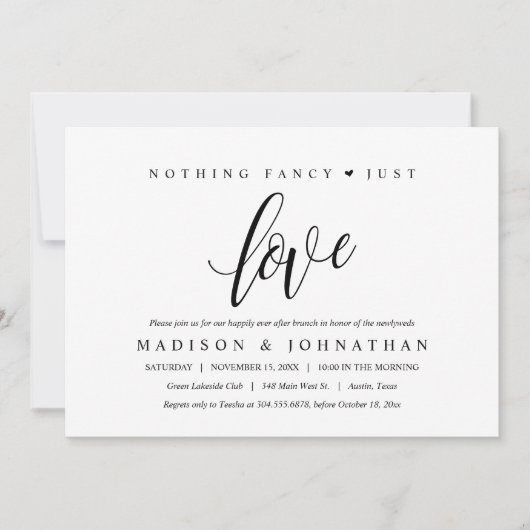 Niets bijzonders, gewoon liefde met een happy end kaart (Voorkant)