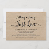 Niets bijzonders, gewoon liefde, rustiek hout, elo kaart (Voorkant)