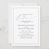 Niets bijzonders, gewoon liefde Stof blauw informe Kaart (Voorkant)