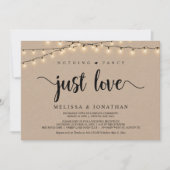 Niets bijzonders, gewoon liefde, String Lights Elo Kaart (Voorkant)