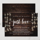 Niets bijzonders, gewoon liefde, String Lights Elo Kaart (Voorkant / Achterkant)