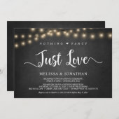 Niets bijzonders, gewoon liefde, String Lights Elo Kaart (Voorkant / Achterkant)