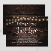 Niets bijzonders, gewoon liefde, String Lights Elo Kaart (Voorkant / Achterkant)