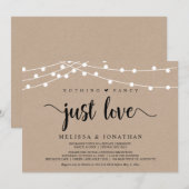 Niets bijzonders, gewoon liefde, String Lights Elo Kaart (Voorkant / Achterkant)