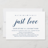 Niets bijzonders, gewoon liefde, Trouw Elopement,  Kaart (Voorkant)