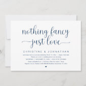 Niets bijzonders, gewoon liefde, Trouw Elopement P Kaart (Voorkant)