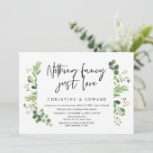 Niets bijzonders, gewoon liefde, trouwen met zijn  kaart (Staand voorkant)