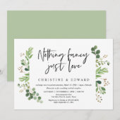 Niets bijzonders, gewoon liefde, trouwen met zijn  kaart (Voorkant / Achterkant)