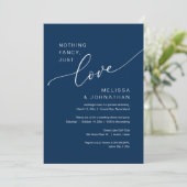 Niets bijzonders, gewoon liefde, trouwfeest  kaart (Staand voorkant)