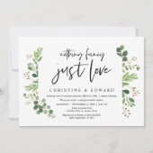 Niets bijzonders, gewoon liefde, trouwfeest kaart (Voorkant)