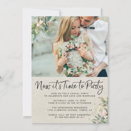 Niets bijzonders, gewoon liefde | Trouwreceptie (Voorkant)