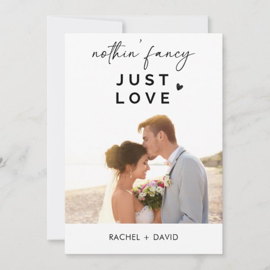 Niets bijzonders, gewoon liefde We zijn weggelopen Kaart (Voorkant)