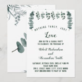 Niets bijzonders, gewoon liefdesvlucht Eucalyptus Kaart (Voorkant / Achterkant)