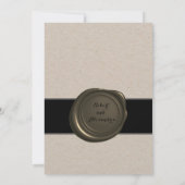 Niets bijzonders, gewoon liefdesvlucht Pen & Inktp Kaart (Achterkant)