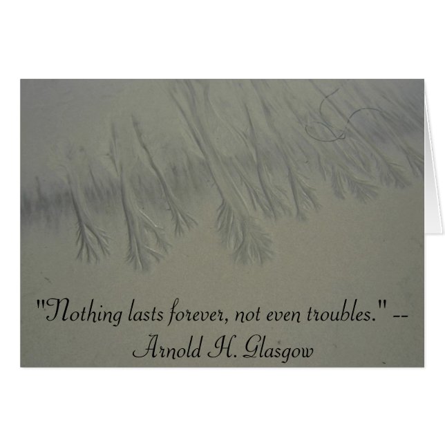 "Niets blijft eeuwig bestaan, niet zelfs... (Voorkant Horizontaal)