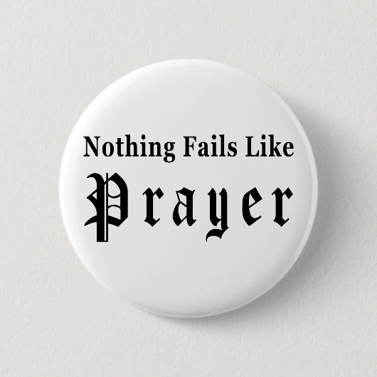 Niets blijft zoals gebed ronde button 5,7 cm (Voorkant)