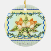 "Niets Butt Corgis" Corgi Ornament (Achterkant)